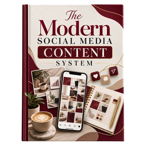 The Modern Social Media Content System ebook cover